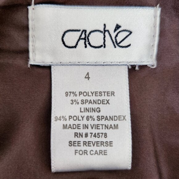 Caché Layered Animal Print Flower Pattern Mini Skirt, 4 - Picture 4 of 5